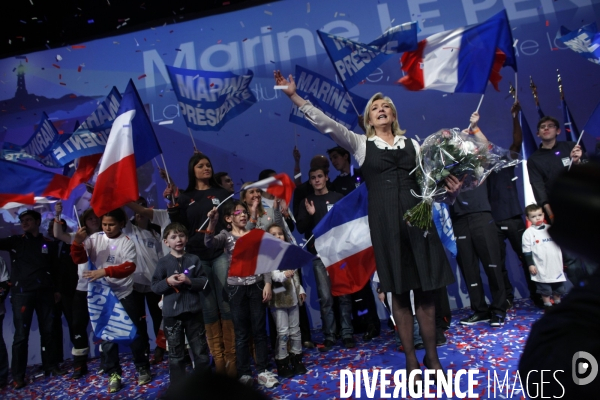 Galette presidentielle du front national a sain-denis.