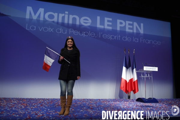 Galette presidentielle du front national a sain-denis.