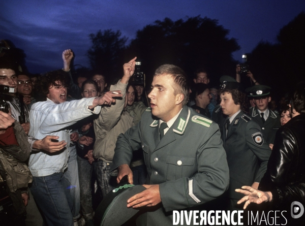 Les derniers jours du mur de Berlin