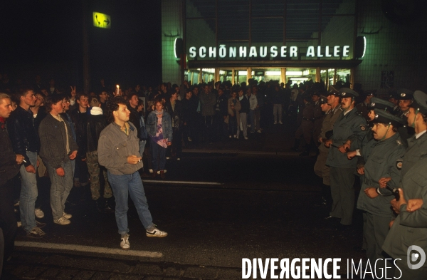 Les derniers jours du mur de Berlin