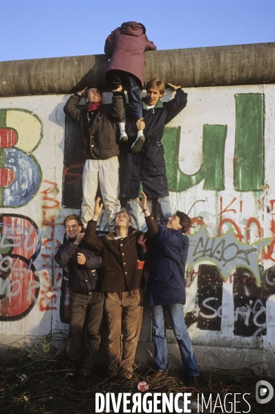 La chute du mur de Berlin