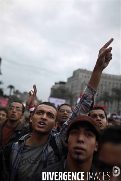 Demonstration in tahrir square.