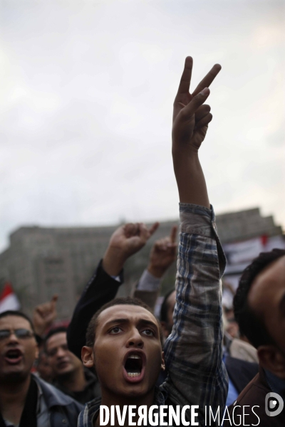 Demonstration in tahrir square.