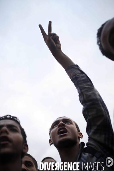 Demonstration in tahrir square.