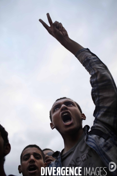 Demonstration in tahrir square.