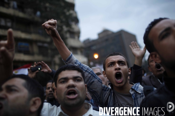 Demonstration in tahrir square.