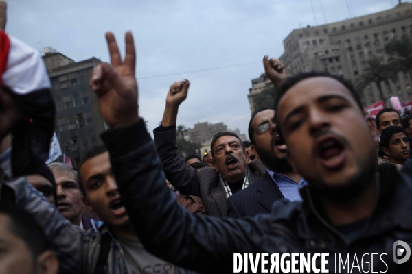 Demonstration in tahrir square.