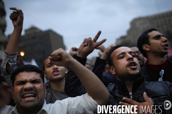 Demonstration in tahrir square.