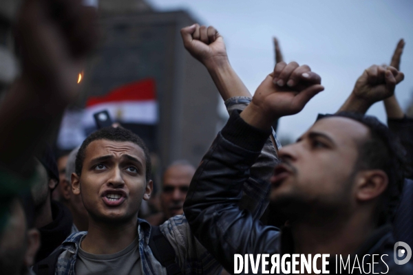 Demonstration in tahrir square.