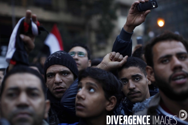 Demonstration in tahrir square.