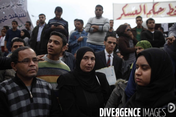 Demonstration in tahrir square.