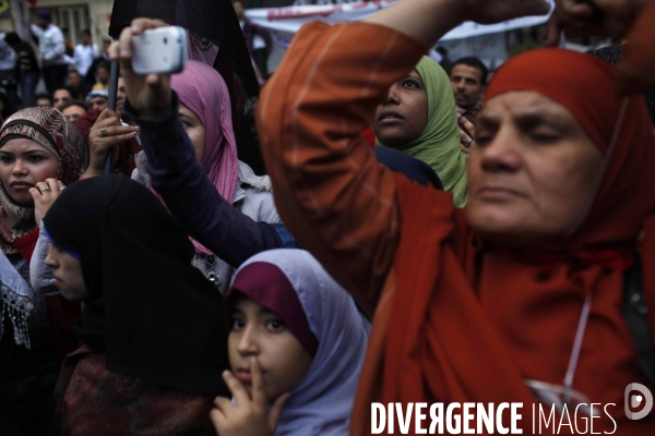 Demonstration in tahrir square.