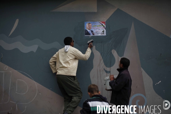 Demonstration in tahrir square.