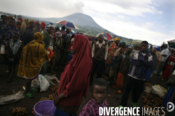 Camps de refugies de kibati, pres de goma, dans la region nord-kivu de la republique democratique du congo..