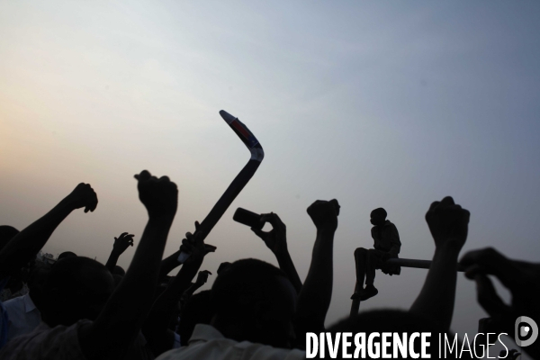 Danses tribales traditionnelles du dimanche dans la capitale sud soudanaise,  juba