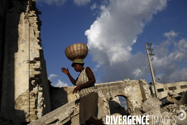 Situation a port-au-prince, haiti, 5 mois apres le seisme du 12 janvier 2010.