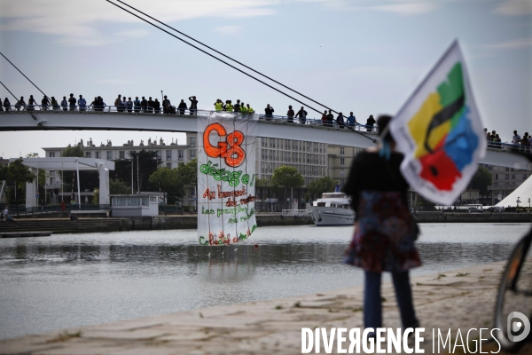 Manifestation contre le sommet du g8 au havre.