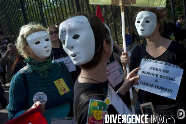 Manifestation contre l austerite.