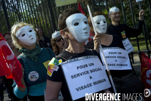 Manifestation contre l austerite.