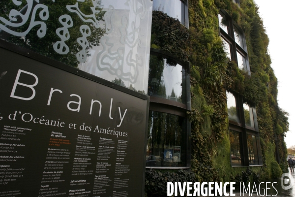 Mur vegetal au quai branly