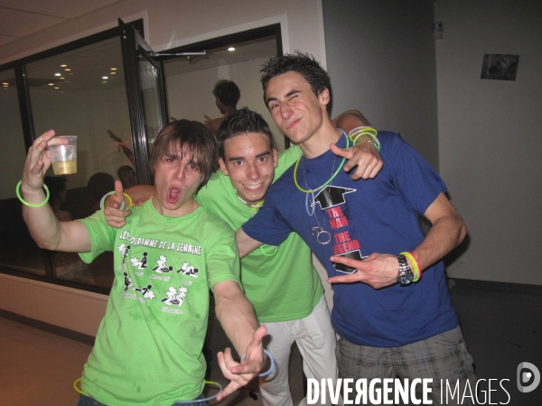 Soiree skins party.