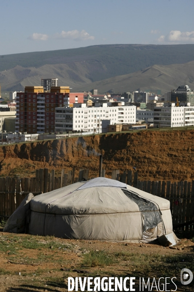Ulan bator, capitale de la mongolie.