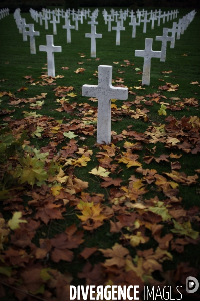 Le cimetiere americain aisne-marne de la premiere guerre mondiale, a belleau.