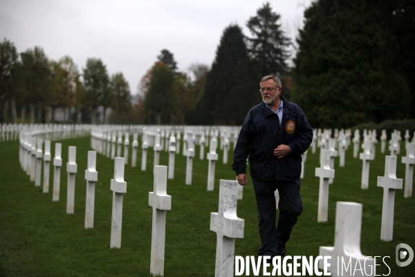 Le cimetiere americain aisne-marne de la premiere guerre mondiale, a belleau.