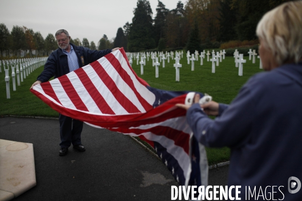 Le cimetiere americain aisne-marne de la premiere guerre mondiale, a belleau.