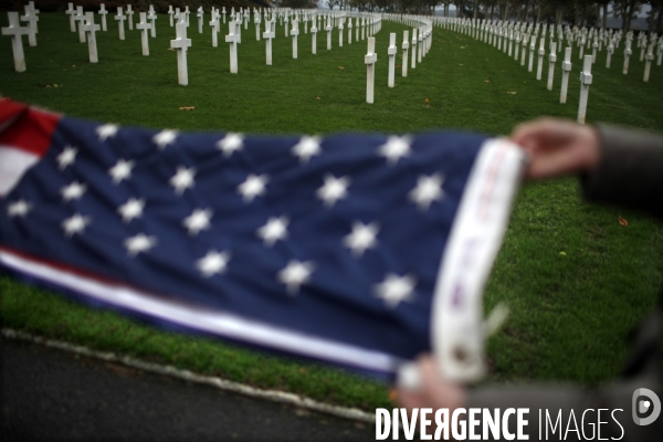 Le cimetiere americain aisne-marne de la premiere guerre mondiale, a belleau.