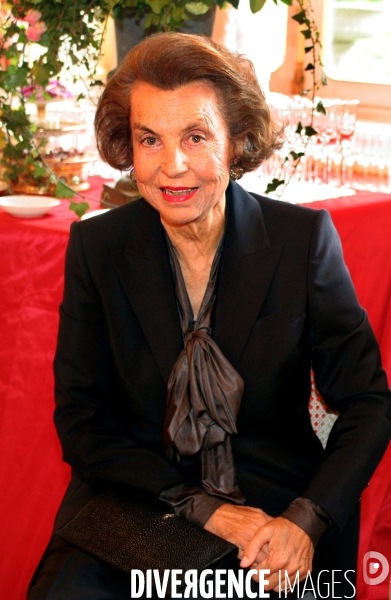 La proprietaire de l oreal, liliane bettencourt.