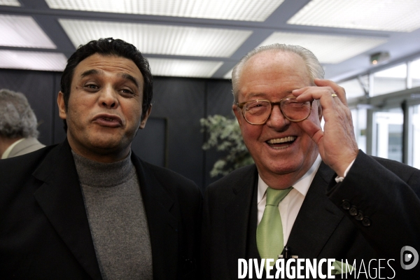 Presentation des voeux de Jean Marie Le Pen a la presse