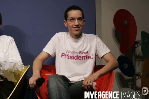 Aziz Ridouan, membre de l equipe de campagne de la candidate.