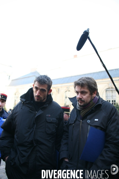 Le premier ministre recevait a Matignon les representant des associations venant en aide aux personnes a la rue