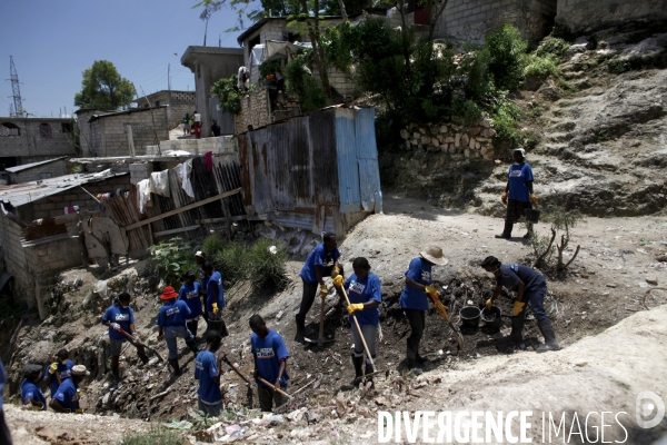 Bidonville de martissant, au sud de port-au-prince.