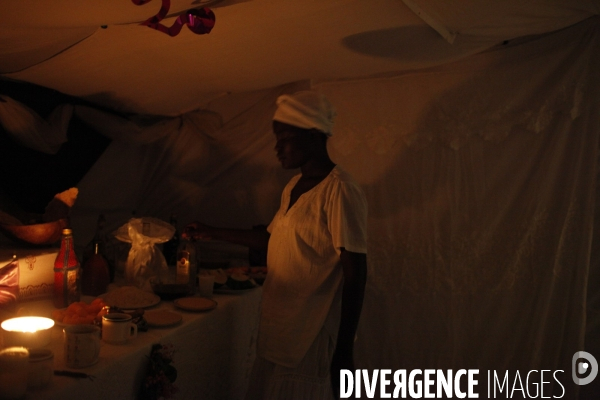 Ceremonie vaudou pour la toussaint a port-au-prince: la fete des guedes.