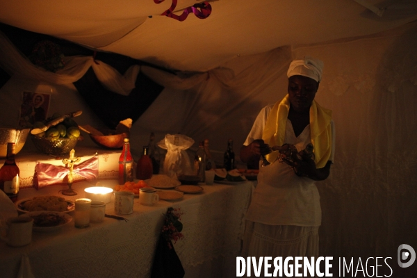 Ceremonie vaudou pour la toussaint a port-au-prince: la fete des guedes.
