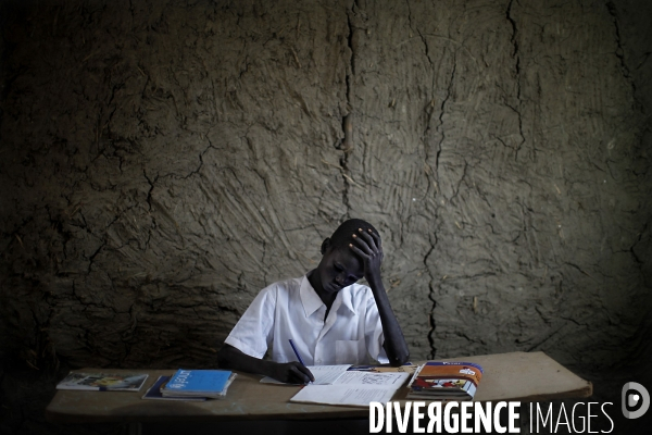 Reportage dans le village de kanal, dans l etat de jonglei, au sud soudan.