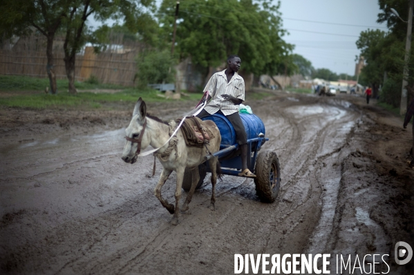 Daily life in malakal city, in upper nile state, southern sudan.