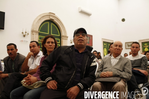 Meeting politique du parti communiste tunisien.