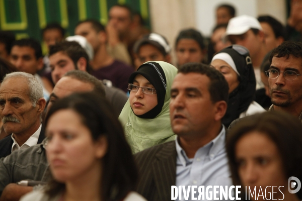 Meeting politique du parti communiste tunisien.