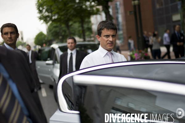 Manuel Valls, congres du syndicat des  commissaires de police national.