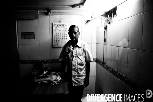 Portraits nocturnes commerçants - Delhi