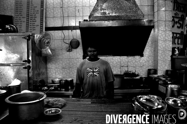 Portraits nocturnes commerçants - Delhi