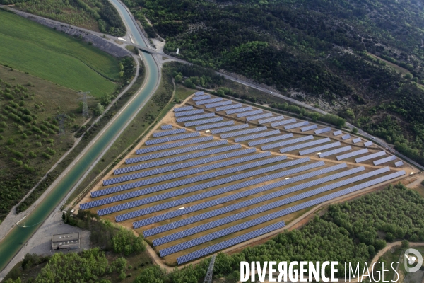 Parc solaire photovoltaique de Vinon-sur-Verdon