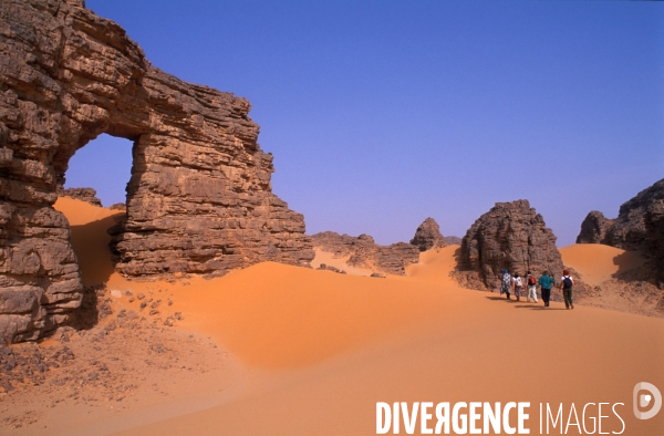 Sahara Algerien, Trek avec les Touaregs du Tassili n Ajjers