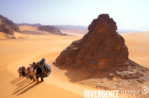 Sahara Algerien, Trek avec les Touaregs du Tassili n Ajjers