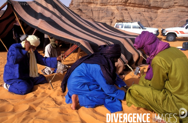 Sahara Algerien, Trek avec les Touaregs du Tassili n Ajjers
