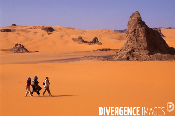 Sahara Algerien, Trek avec les Touaregs du Tassili n Ajjers