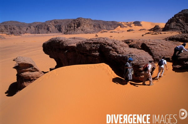 Sahara Algerien, Trek avec les Touaregs du Tassili n Ajjers